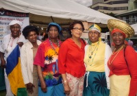 Caribbean ladies at the festival