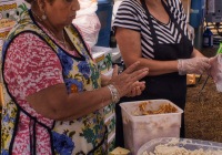 Food preparation in Food Market.
