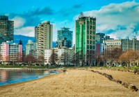Beach at English Bay in Vancouver