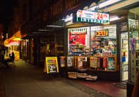 Commercial Drive at Night