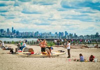 Jericho Beach on a summers day
